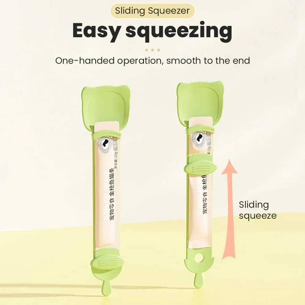 Cat Feeder Spoon Carter Tritt balsquezer spoon pet carter streeps coop streeps queizer puppy kitten kitten snacks liquid food spoon