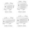 Rectangular Smal Medium Large Lunch Box Plastic Refrigerator Fruit Crisper Microwaveable Bento Box Food Storage Box 3