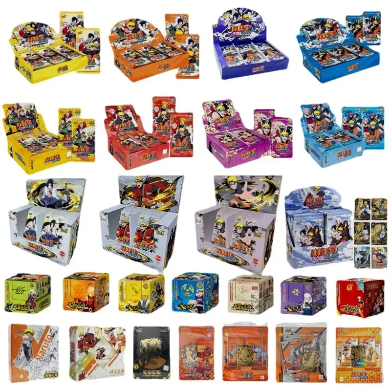 Kayou Original Naruto Serie Completa Card Booster Pack Anime Figure Rare Collection Cards Flash Card Toy Per Bambini Regalo Di Natale