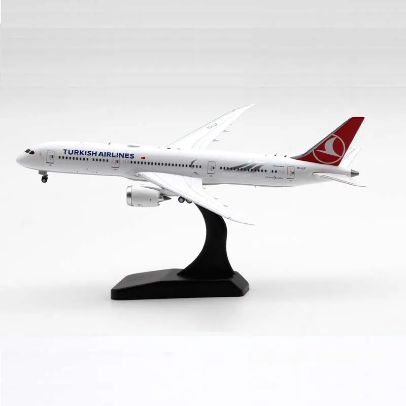 

Turkish Airlines B787-9 Civil Aviation Airliner Alloy & Plastic Model 1:400 Scale Diecast Toy Gift Collection Simulation Display