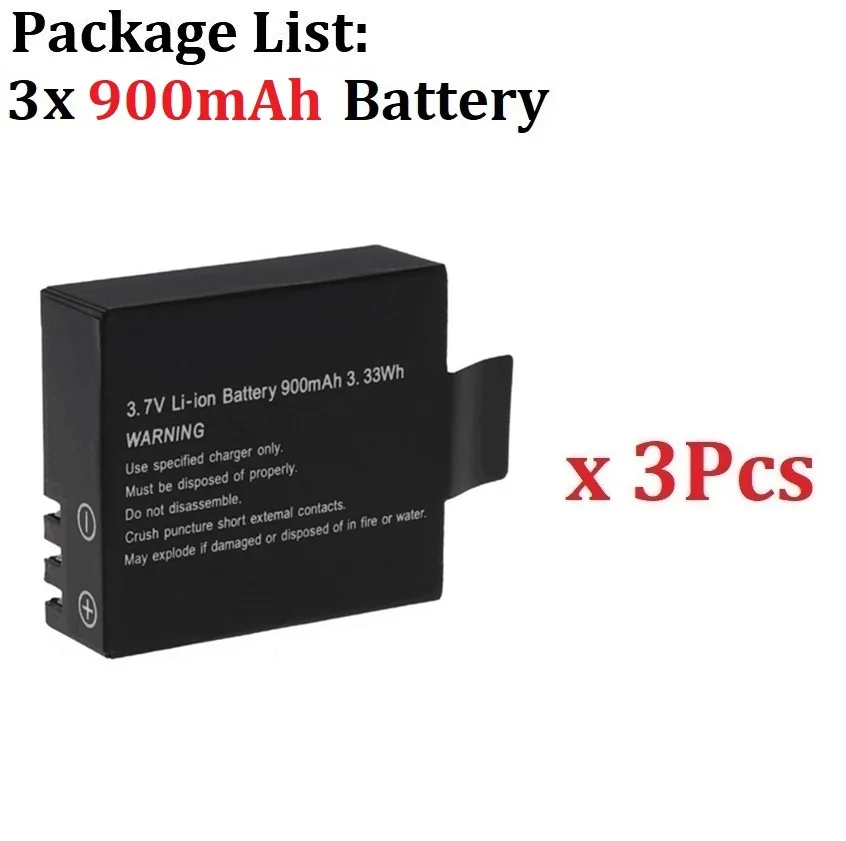 vhbw 3x batteria compatibile con Blackmagic Micro Studio Camera 4K, Micro Cinema Camera 4K fotocamera (1300mAh, 7,4V, Li-Ion), infochip