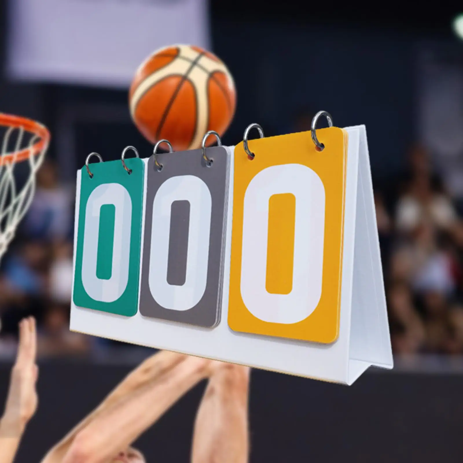 Sports Scoreboard 3 Digit Tabletop Score s for Basketball Tennis Ball