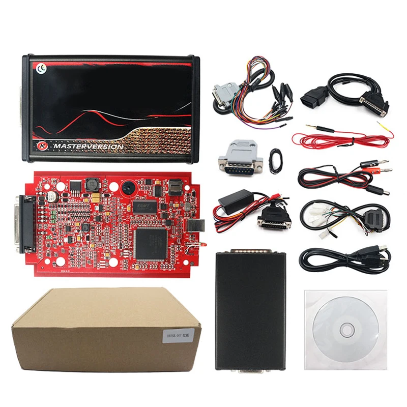 2024 Kess V5.017 2.80 Ksuit V2 KTAG 7.020 2.25 4 LED ECU Master Unlimited Online KESS Car TrucK ECU Chip Tool OBD2 Repair Kit 4
