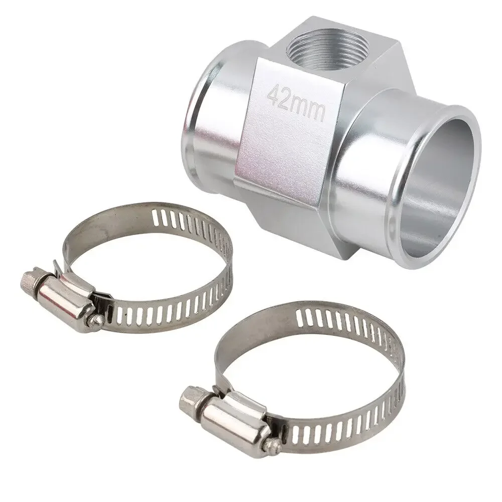 Adattatore Universale In Metallo Per Sensore Temperatura Acqua – Raccordo A T Per Tubi Flessibili Auto (38mm, Blu) - 4