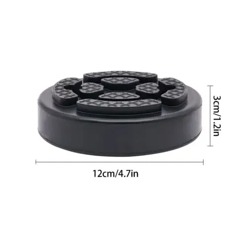 5 Pieces Lift Rubber Pads Set Rubber Arm Pads Round Auto Truck Hoist Lift Pad for Auto Lift Car Truck 30mm Thick Anti-slip