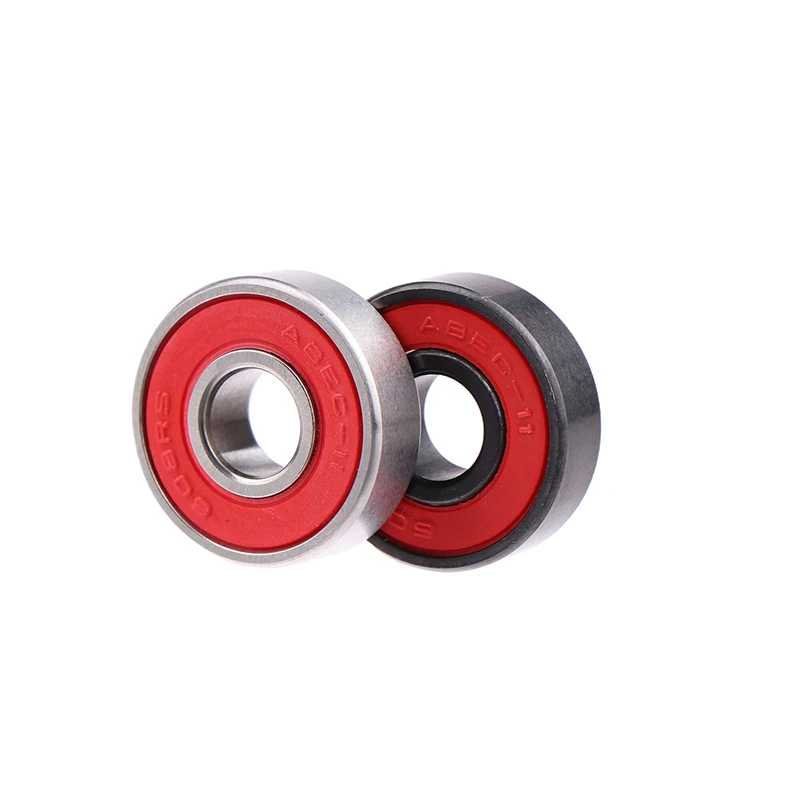 1pcs 608 2RS 8x22x7mm Red Skateboards Wheels ABEC-11 Miniature Shafts Tool Skate Scooter Steel Bearings High Performance Roller