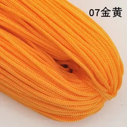 Vibrant 3mm Nylon Cord for DIY Crafts and Hand - Woven Creations - 200m (Orange)