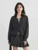 CHIC VEN Women Cardigan Korean O Neck Loose Single Breasted Knitted Sweaters Fashion Female Jumpers Clothing Autumn 2025 6