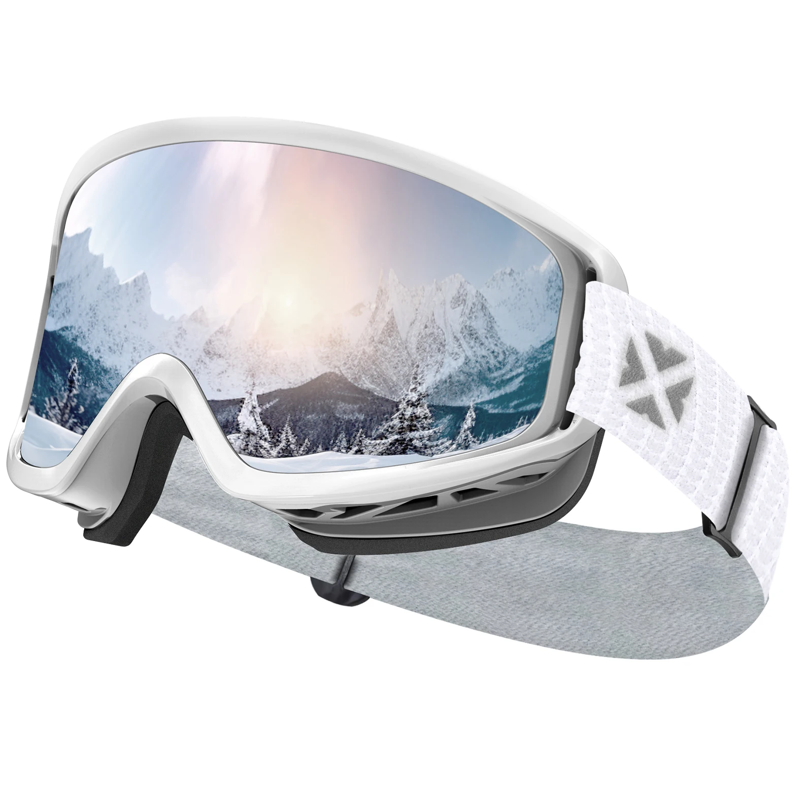 Maxjuli Ski brille, Schnees port otg Snowboard brille für Männer Frauen & Jugendliche 100% Protectin Schneemobil Ski Skating m7 – Detail 26