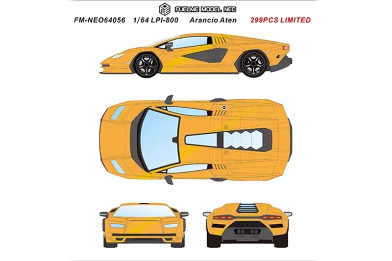 fuelme 1/64　ランボルギーニ カウンタック LPI 800-4 fuelme 1/64 ランボルギーニ カウンタック LPI 800-4 - メルカリ