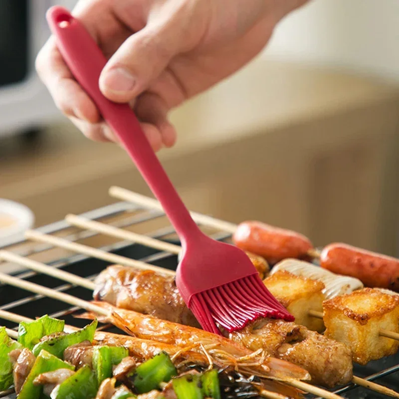 Silicone Oil Brush Kitchen Pastry Brush Heat Resistant BBQ Grill Basting for Barbecue Cooking Utensils Kitchen Accessories