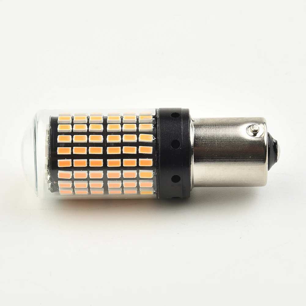 

Error Free LED Turn Signal Lamp BAU15S 7507 PY21W 5009 Canbus 144smd Amber Blinker Front/Rear Reversing Light DRL Brake Lamp