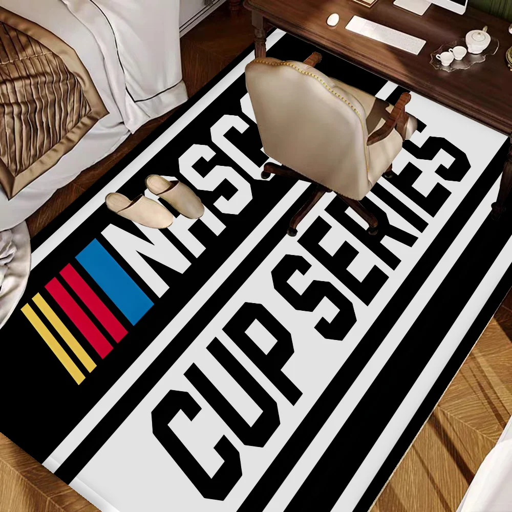 N-NASCARS Racing Car Hallway Carpet Washable Non-Slip Living Room Sofa Chairs Area Mat Kitchen Doormat Area Rug 3