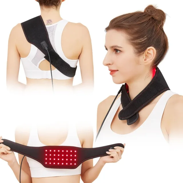 Red Infrared Light Therapy for Neck for Relaxing Neck Wrist Muscle,Relieving Fatigue,Promoting Metabolism,Skin Recovery 6