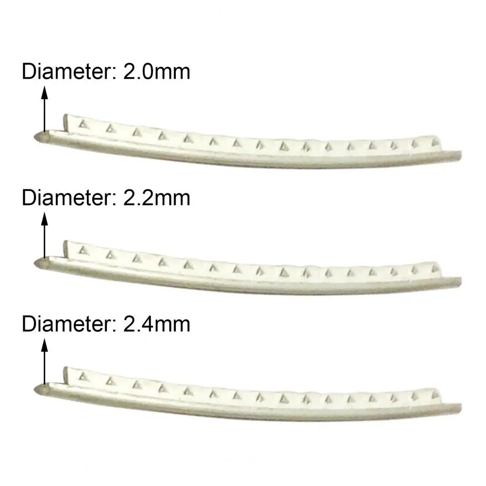 Guitar Fret Wire Metal Brass 22.0MM / 2.2MM / 2.4MM Folk Classical Guitar Fret Wire Musical Instrument Accessories 20pcs