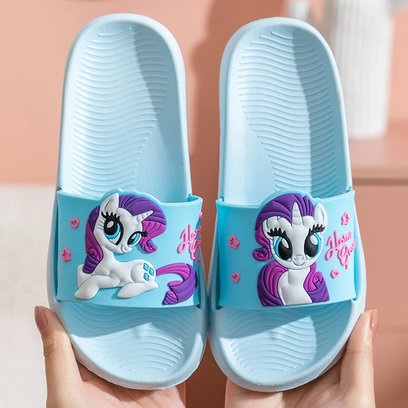 My Little Sandalias para niños y niñas, chanclas playa suaves y cómodas para interiores| | - AliExpress