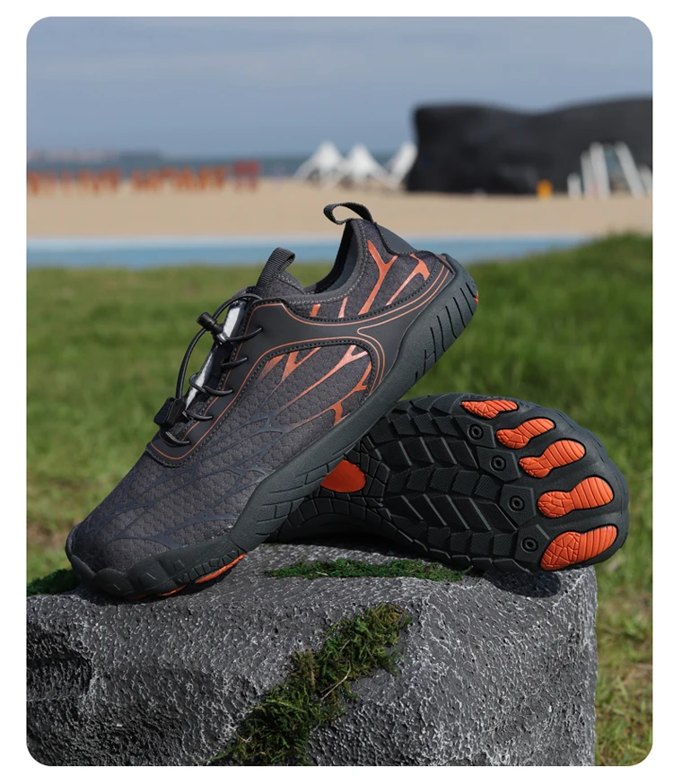 Aqua Shoes For Men Women Barefoot Water Shoes Anti-Slip Quick-Drying Outdoor Beach Upstream Wading Swimming Shoe Sneakers Unisex