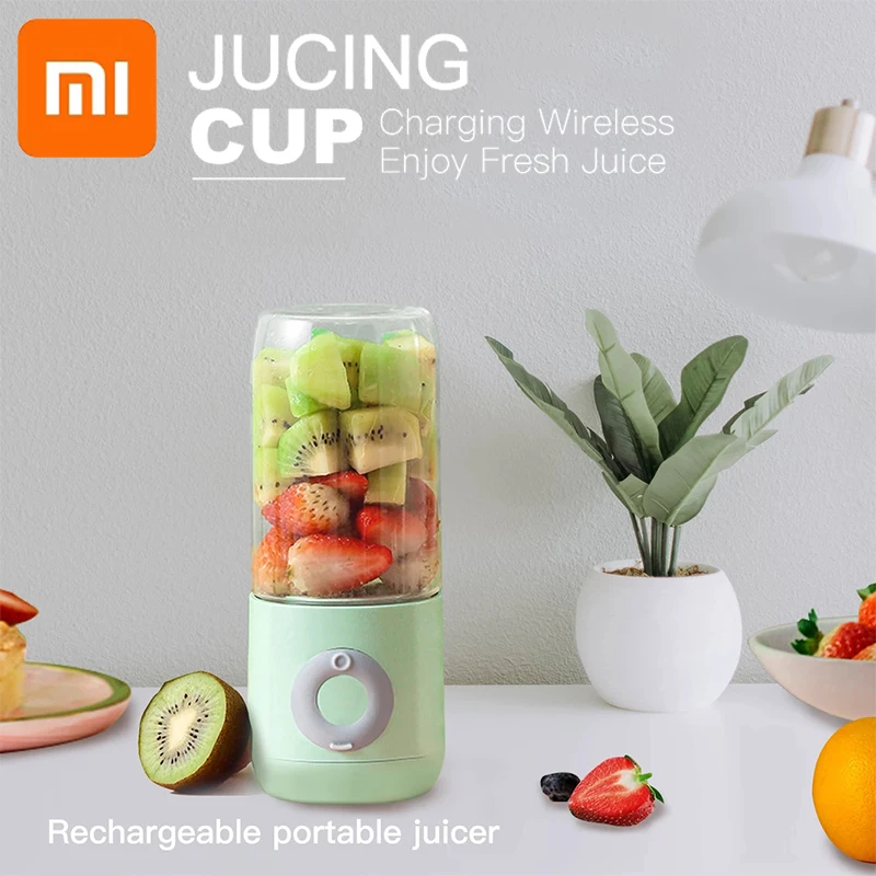 XIAOMI Electric Juicer Smoothie Blender Cup 500ML USB Wireless