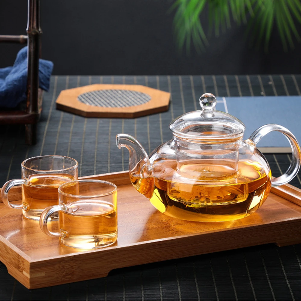 Heat Resistant Chinese Glass Tea Pot Tea Set Puer Teapot Coffee Pot 800ml