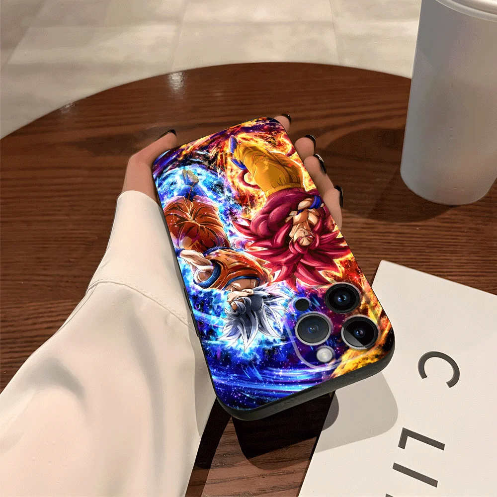 Hülle für iPhone 17 Pro Max 7 8 SE 14 15 16e 16 Plus X XR 11 Air 13 Mini 12 Soft Phone Cover 15+ 16Pro 16+ Dragon Ball Goku – Detail 5