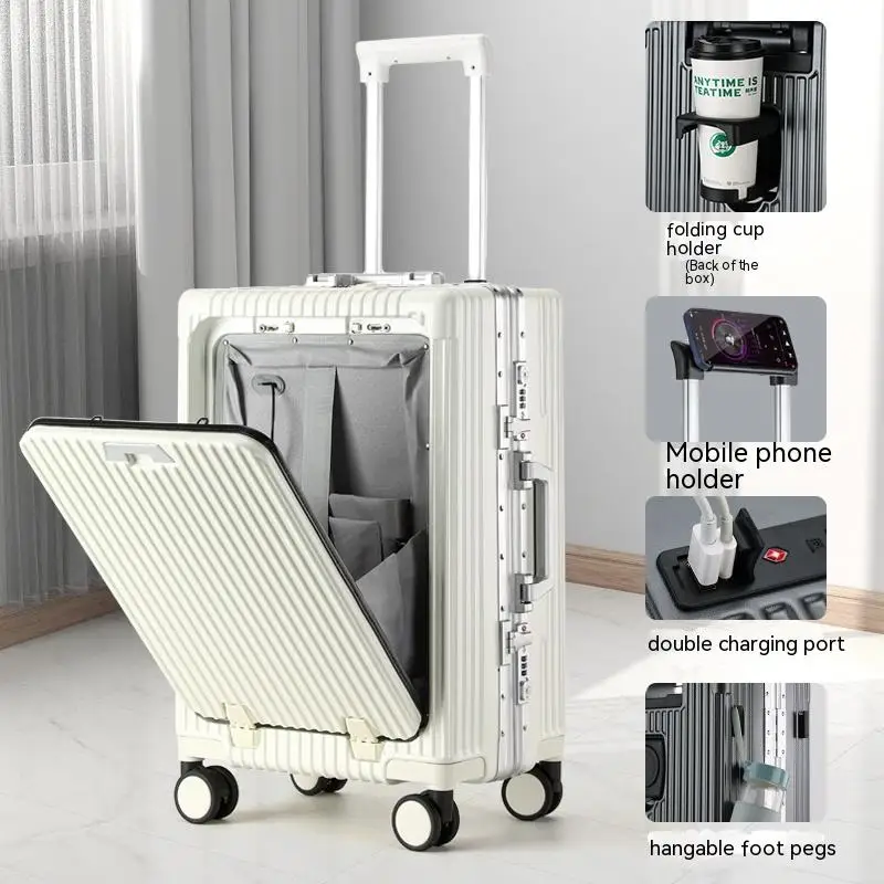 UniversalWheelPasswordBoxSuitcaseLuggageAbspcDesignerLuggage