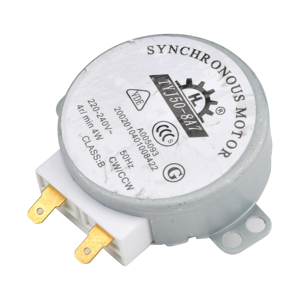 Microwave Turntable Motor AC 220V-240V 50Hz CW/CCW Microwave Turntable Turn Table Synchronous Motor