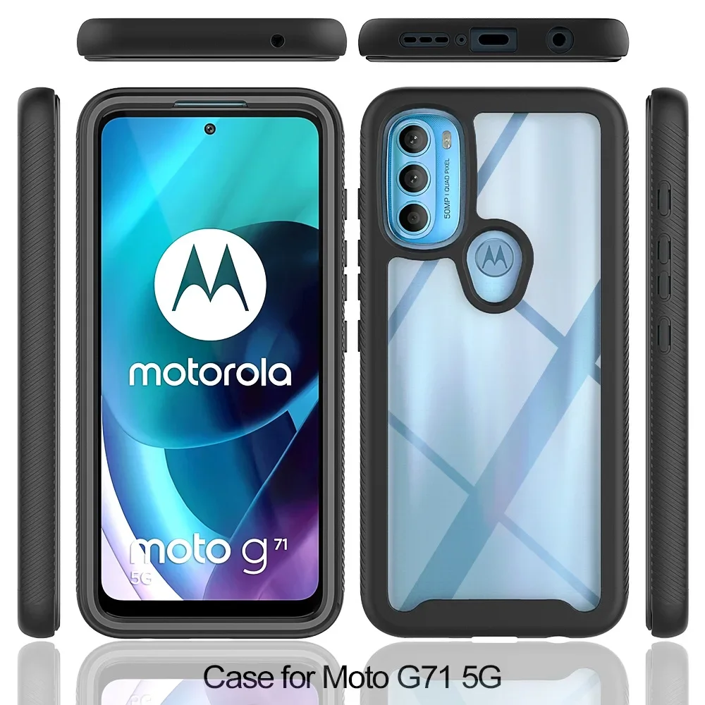 Hybrid TPU/PC Rugged Armor Shockproof Sky Case - Two-Layer Protective Shell Hard Back Cover