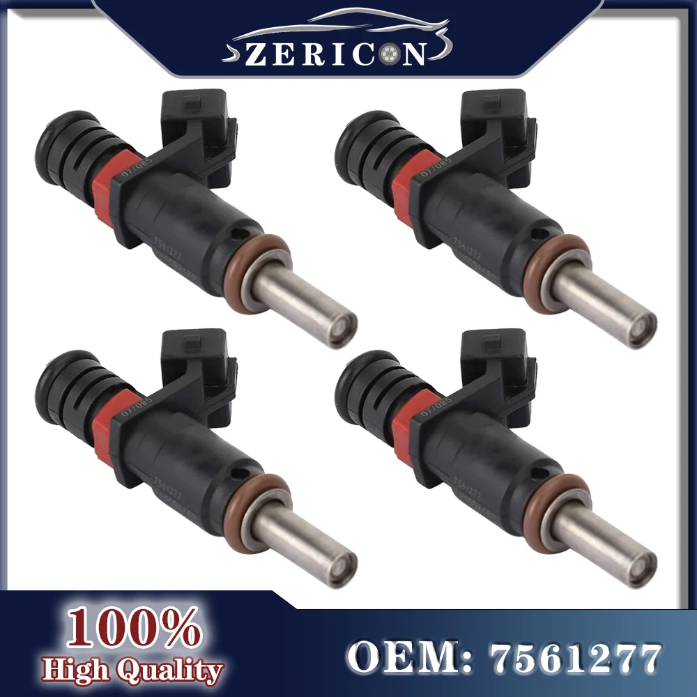 4pcs 7561277 13537561277 Brand New Fuel Injector for BMW N45 N46N E93