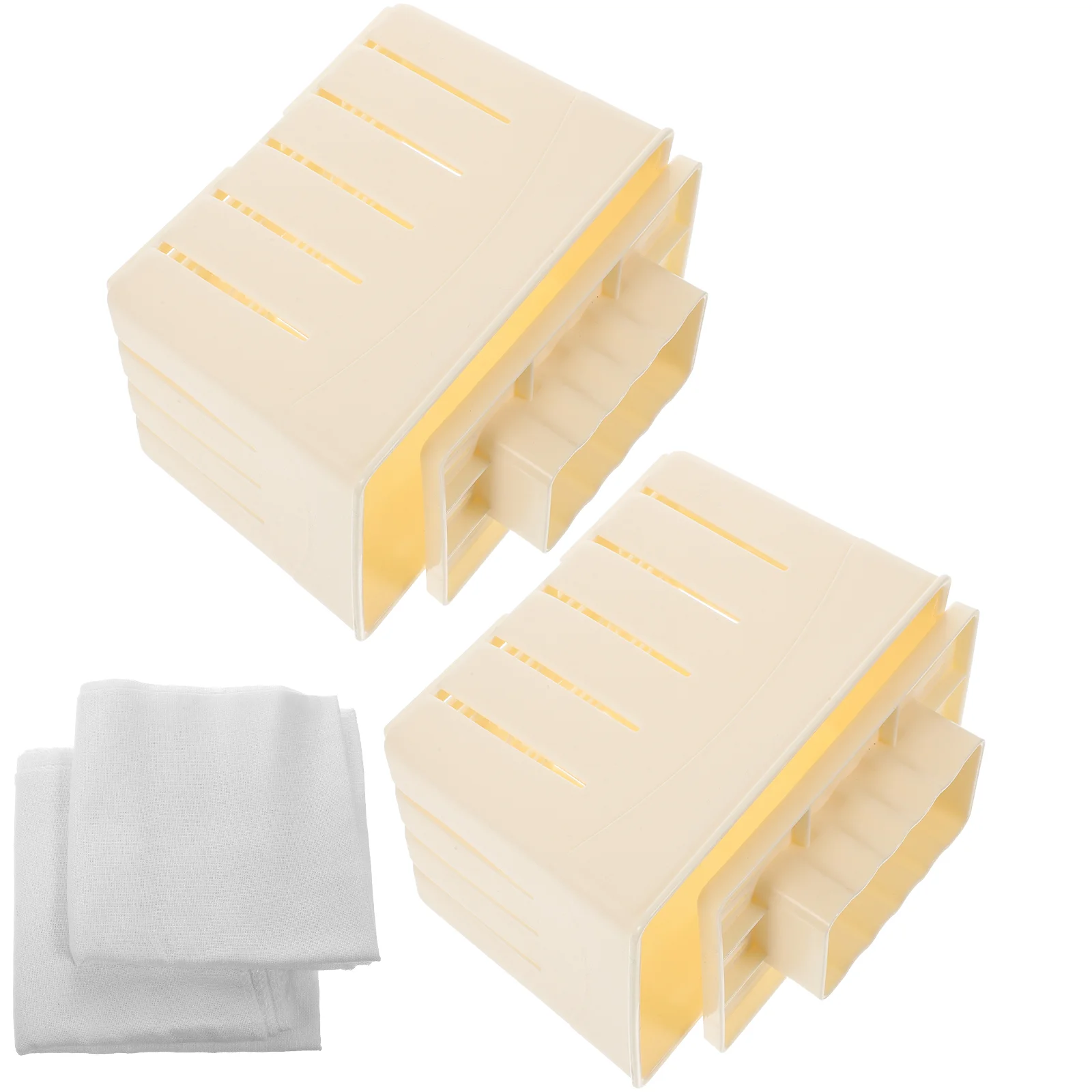 

Plastic Tofu Press Mould Homemade Tofu Mold Soybean Curd Tofu Making Mold With Cheese Cloth Kitchen Cooking Tool