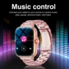 Smart Watch Compatible for iPhone & Android, Wireless Call, HD Touch Screen Fitness Tracker with Pedometer, Step Tracker, Music,Weather Display,Wireless Smartwatch for Men & Women