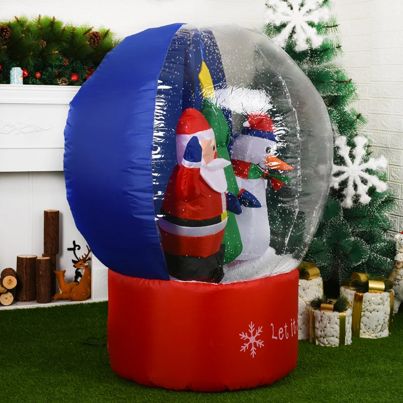Inflatable Santa Claus Outdoors Christmas Decorations for Home Yard Garden Decoration Merry Christmas Welcome Arches