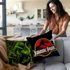 Hot Sci-Fi Movies Jurassics Park Pillow Covers Cartoon Sofa Decorative Home Double-sided Printing Short Plush Cute Cushion Cover 3