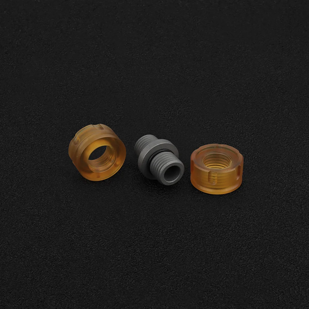 앰버 PEI 로프 펜던트 비드 DIY 키체인 액세서리 티타늄 합금 파라코드 비드