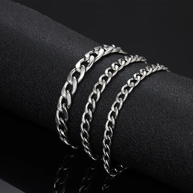 Bracelet pour homme en acier inoxydable 316L, largeur 6/8 mm, style gothique Y2K cubain, accessoires rétro steampunk américains, prix de gros