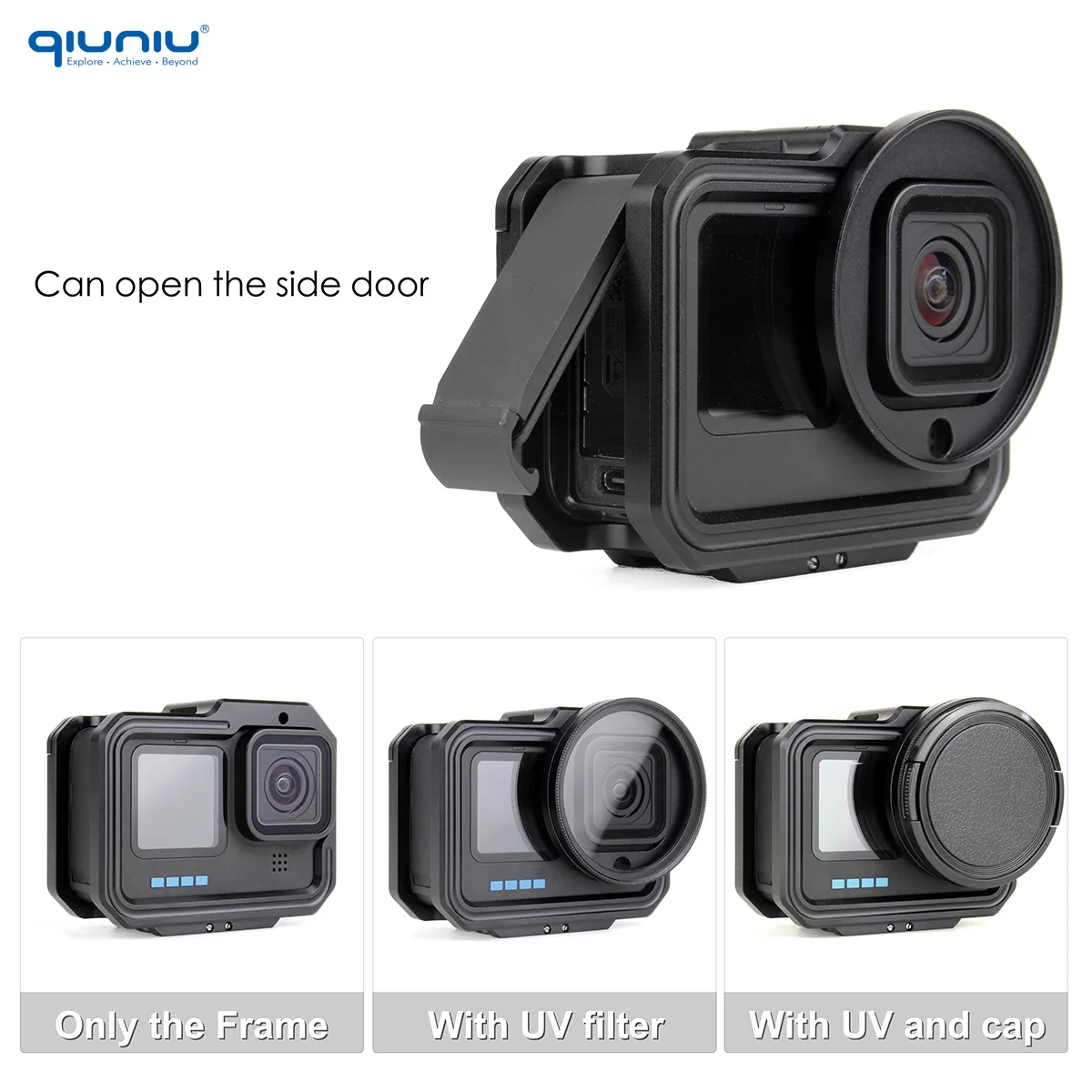 GoPro Hero 9 10 11 12  ˷̴ ȣ  ̽,   UV , ݵ  Ͽ¡, ð  ׼