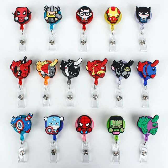 Marvel Silicone Retractable Badge  Silicone Bus Card Badge Holder - New  Marvel - Aliexpress