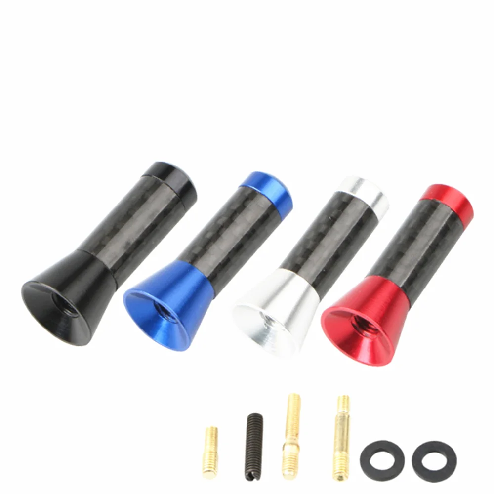 Car Carbon Fiber 3.5Cm Stubby Antenna For Jeep Grand Cherokee Patriot Renegade Compass Commander Wrangler Rubicon Sahala