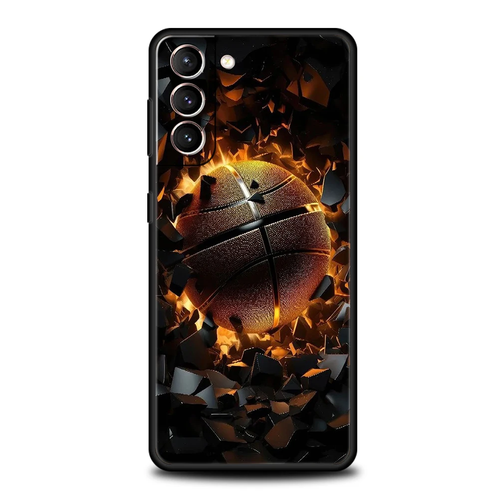 Fußball Sport Handyhülle für Samsung Galaxy S24 S23 S22 S20 S21 FE Ultra S10 S10E S9 S8 Plus 5G Silikonhülle Capas Fundas Tasche – Detail 3
