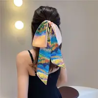 Injplanchers f-Foulards de cou College pour femmes, accessoires de décoration, foulard à main, ceinture de poignet en ruban, bandeau pour dames, décor de sac à main, mode 6