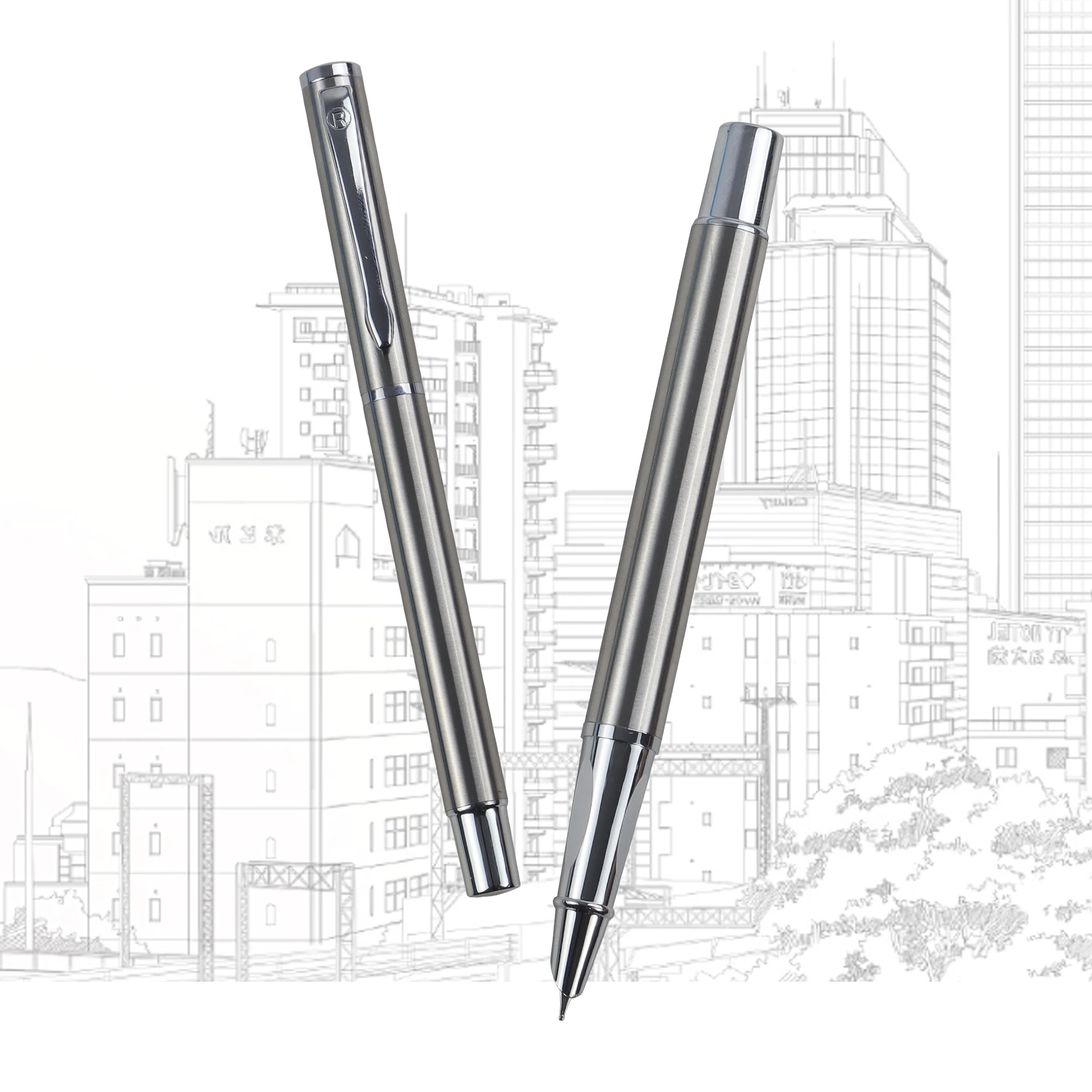 1set Professional Business Fountain Pen Low-Key Convenient Lightweight Design On-the-Go Use fountain pen