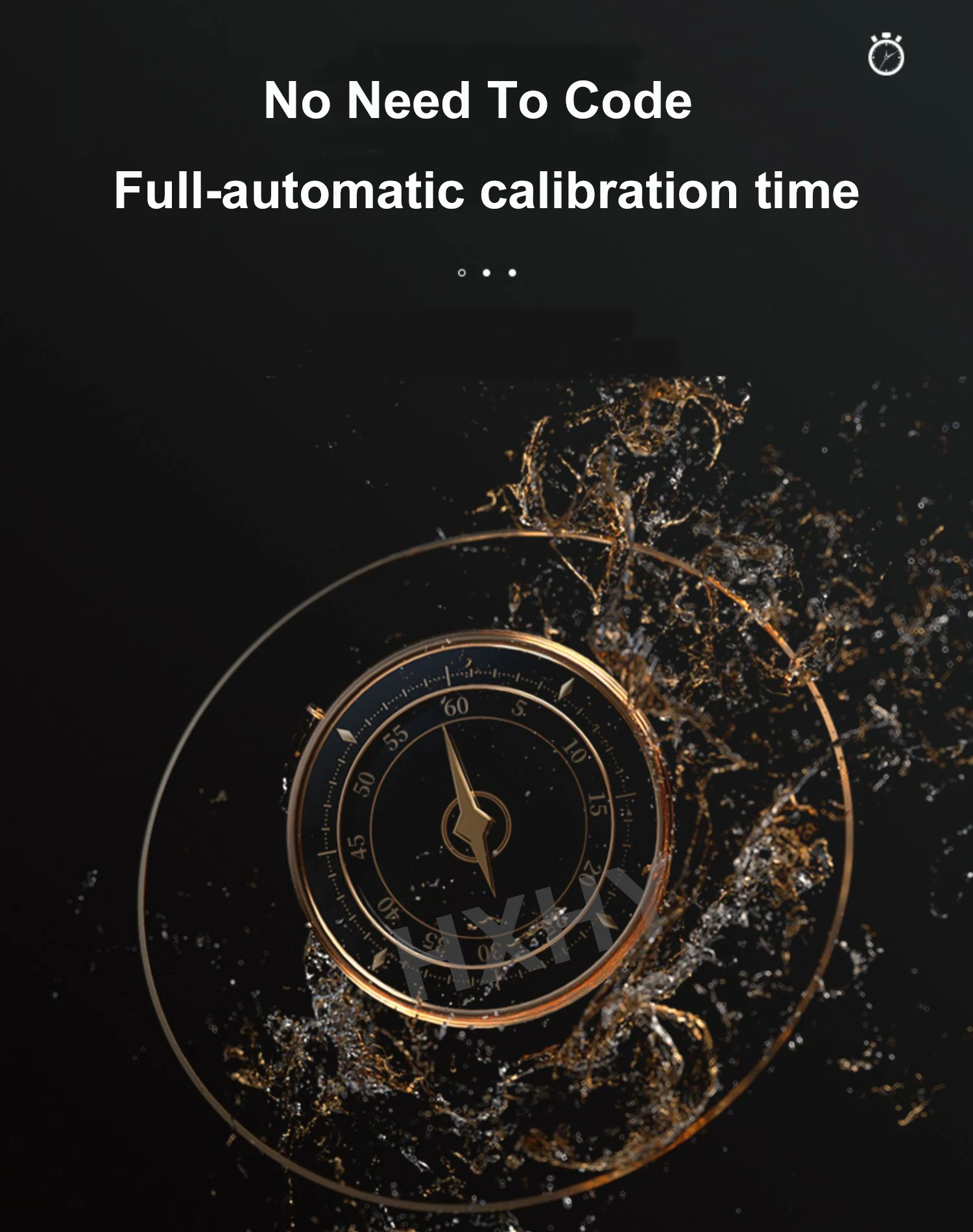 Car Dashboard Stopwatch Decoration Clock Time Support Sport Chrono For Porsche C