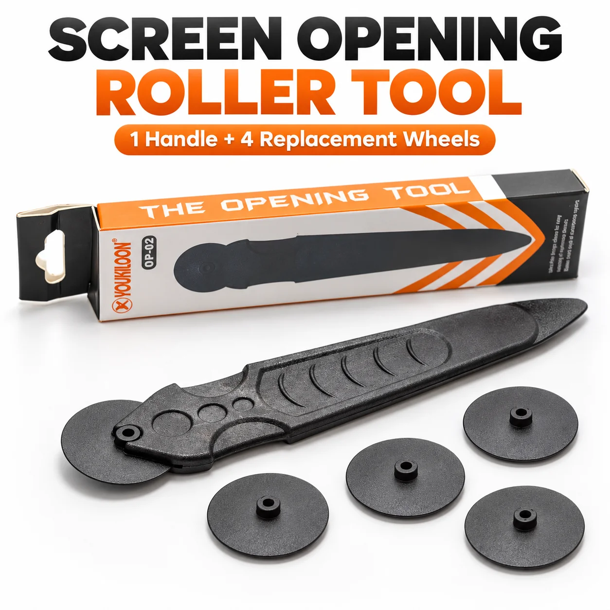 Roller Screen Opener Klinge, weiches, dünnes Hebelwerkzeug, Spudger, Handy- und Tablet-Bildschirmöffnungswerkzeug für Samsung, iMac, iPhone, iPad