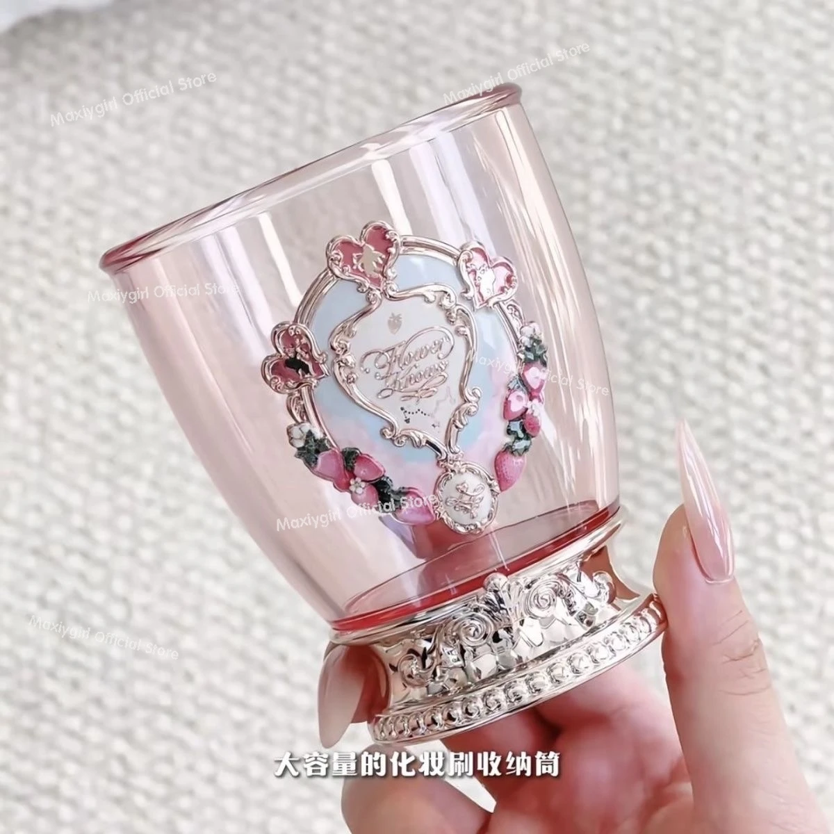 플라워 노즈 9주년 기념 데스크탑 미러 에어 쿠션 빗 브러시 버킷