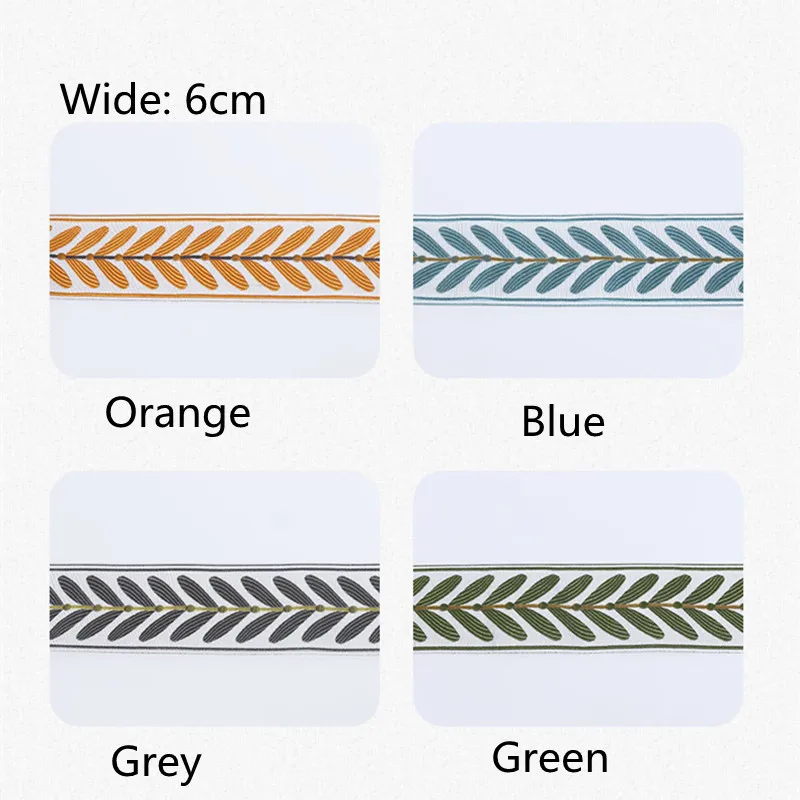 Description Picture 2 of itemEthnic Clothing Webbing, Home Textile, Garment Sewing Material, National Ribbon, DIY Curtain, Sofa Decoration, 1m