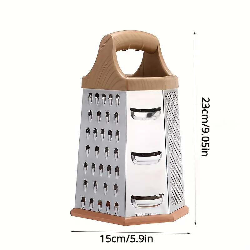 Multi Functional Vegetable Chopper, Household Cheese Slicer, Vegetable Slicer, 6-sided Manual Food Chopper, Kitchen Utensils