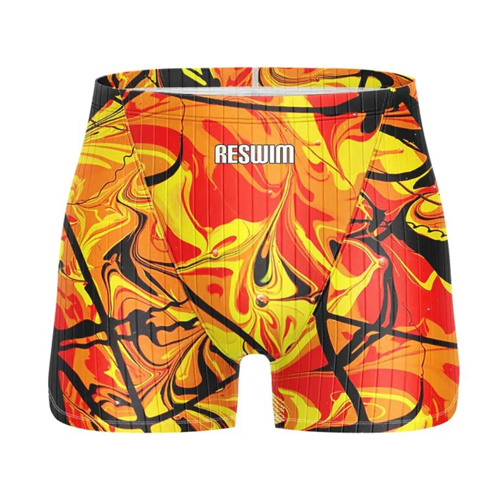 

Summer Men's Swimming Trunks Swim Jammer Swimsuit Beach Tights Shorts Surfing Pants Chlorine Resistant Diving Gym Jammers Pants