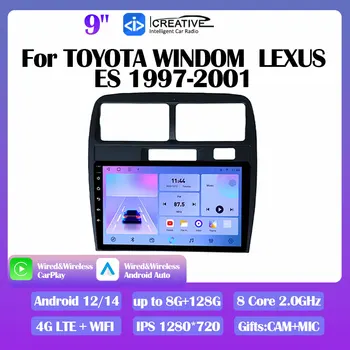 Android 14 Radio de coche para TOYOTA WINDOM LEXUS ES 1997-2001 Autoraido estéreo navegación GPS Multimedia vídeo Carplay DVD unidad principal 1