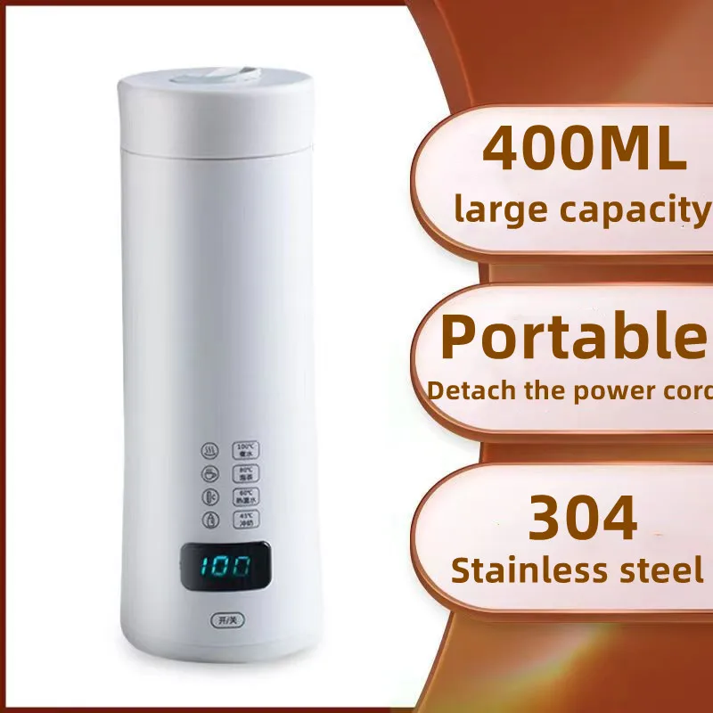 Chaleiras Elétricas Portáteis e Copo Thermos Viagem Ferver Água Manter Quente Chá Café Eletrodomésticos de Cozinha Calor Thermo 220v