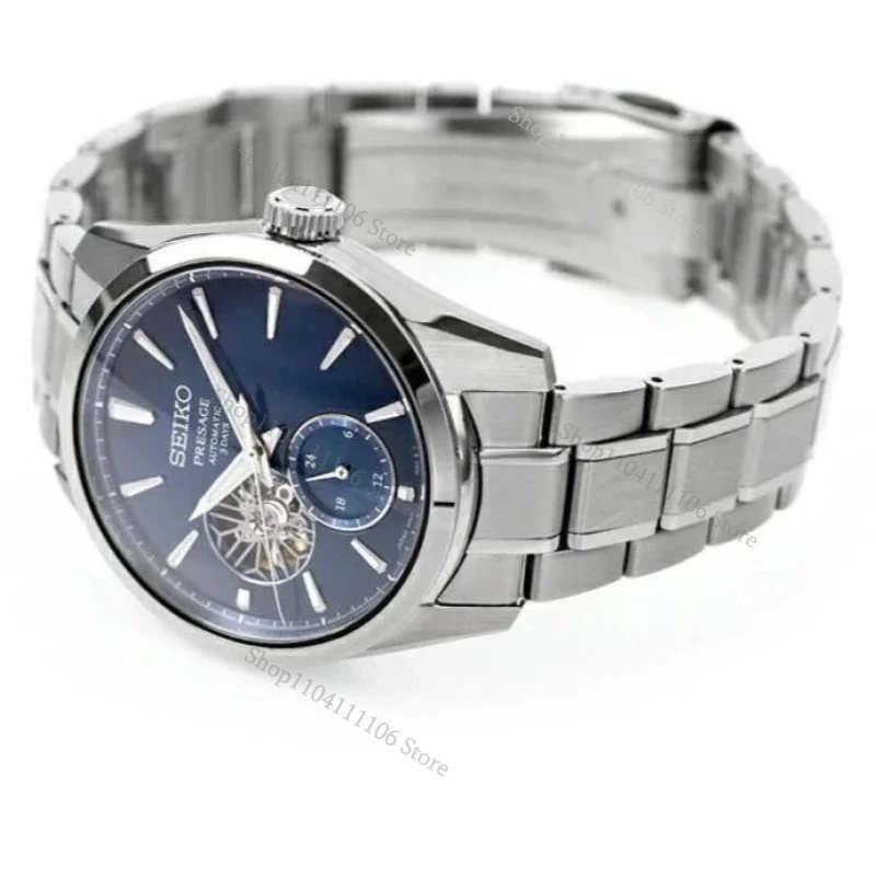 SEIKO Watch Original SARJ004 Real Automatic Self-Wind Mechanical Multifunctional Precision Steel Luminous Luxury Men Watches
