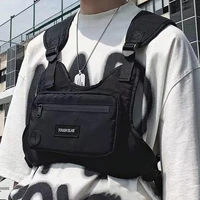 Waterproof Outdoor Functional Vest Fashion Tactical Tooling Chest Bag Hip-hop Handsome Waistcoat Outerwear Portable Chest Bag 2